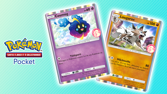 Cosmog et Lougaroc arrivent dans les pioches miracles